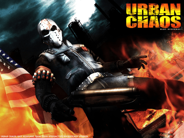 Urban Chaos: Riot Response title screen for Xbox
